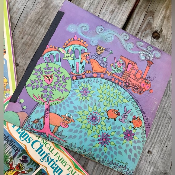 Lot Vintage Childrens Records Story Book Reading Songs Classic Fairy Tale Fables - Picture 4 of 16